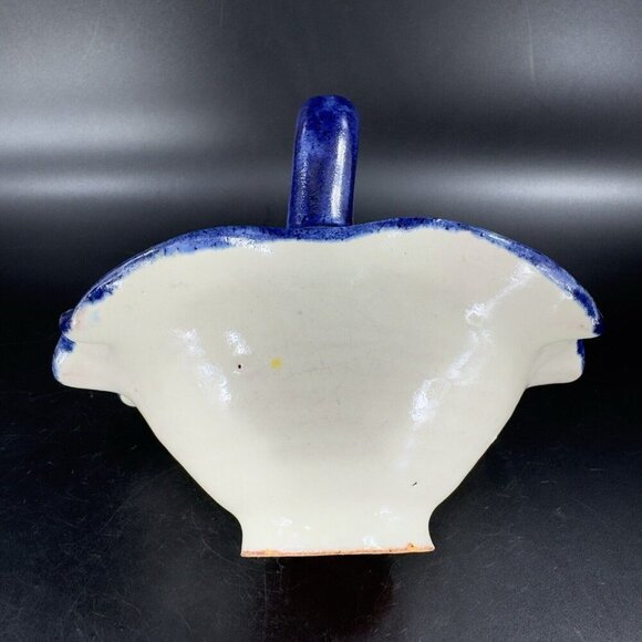 Vintage Talavera Mexico Pottery Hand Made Basket Bowl Hand Painted Signed Bottom - Picture 7 of 16